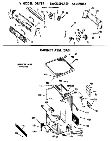 Cabinet asm. (gas)