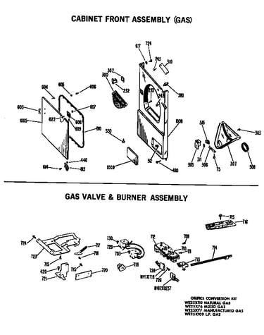Gas valve & burner assembly