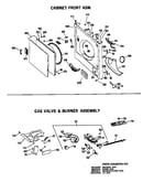 Gas valve & burner assembly