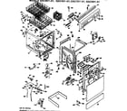 GE GSC901-01 door/tub/racks diagram