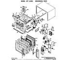 GE JET114001 microwave oven diagram