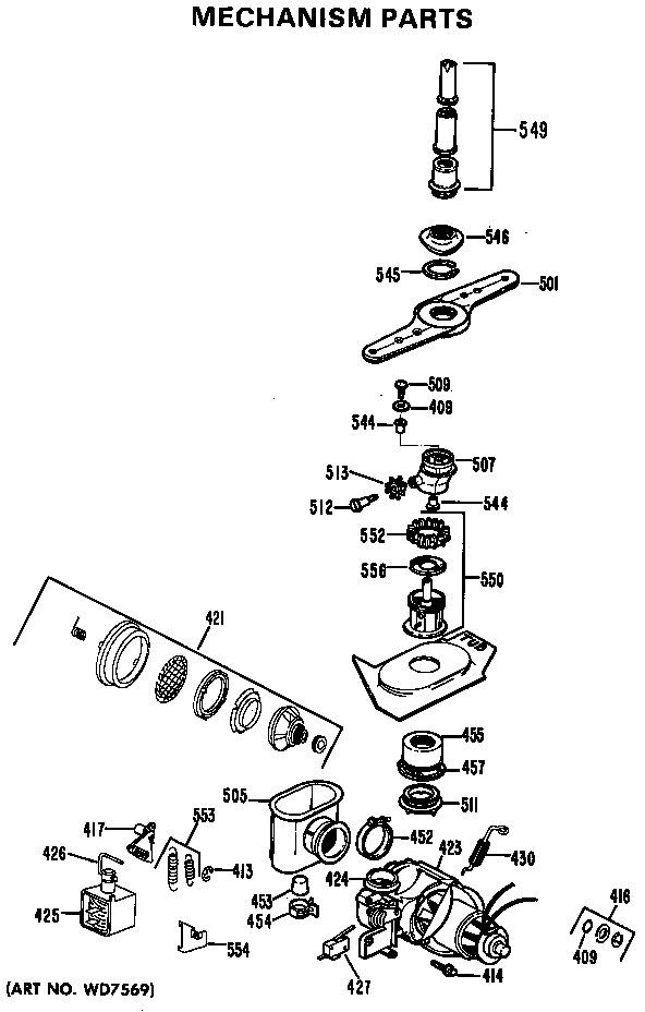 Mechanism parts
