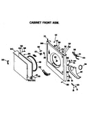 Cabinet front asm.