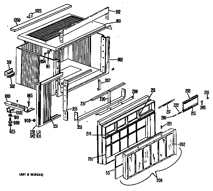 Cabinet/grille