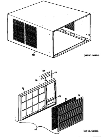 Cabinet/grille