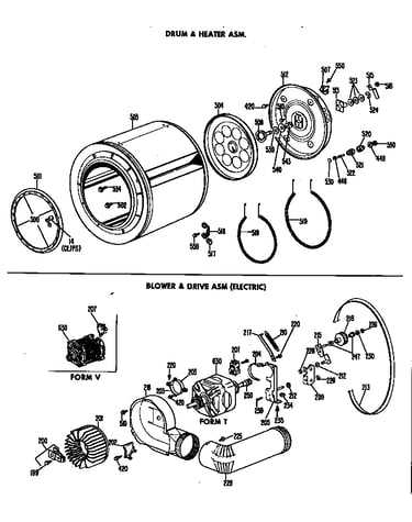 Blower & drive asm (electric)