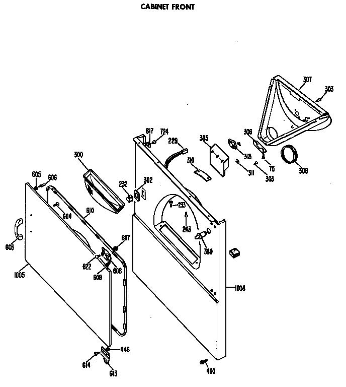 Cabinet front