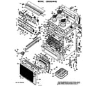 GE JB500G*W5 electric range assembly diagram