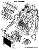 Electric range assembly