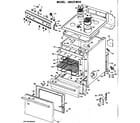 GE JBS02*04 electric range assembly diagram