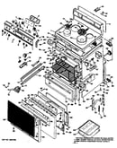 Electric range assembly