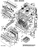 Electric range assembly