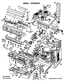 Electric range assembly