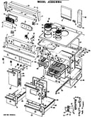 Electric range assembly