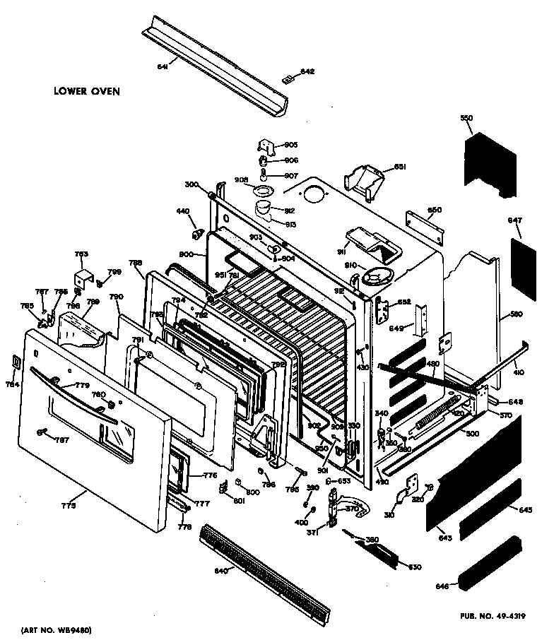 Lower oven