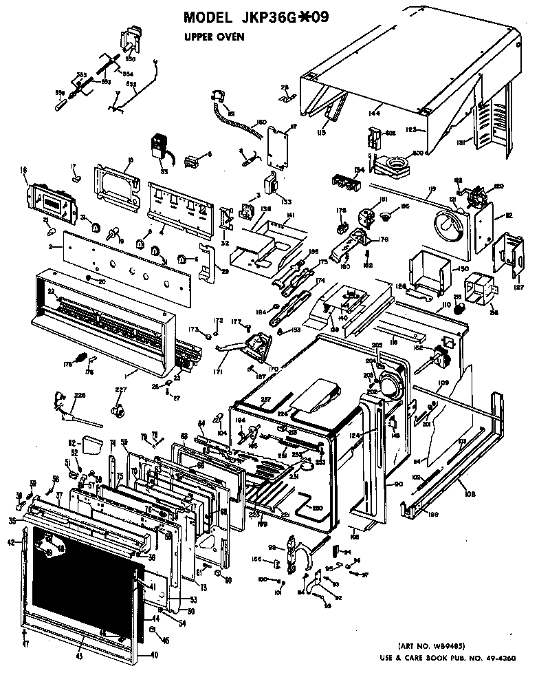 Upper oven