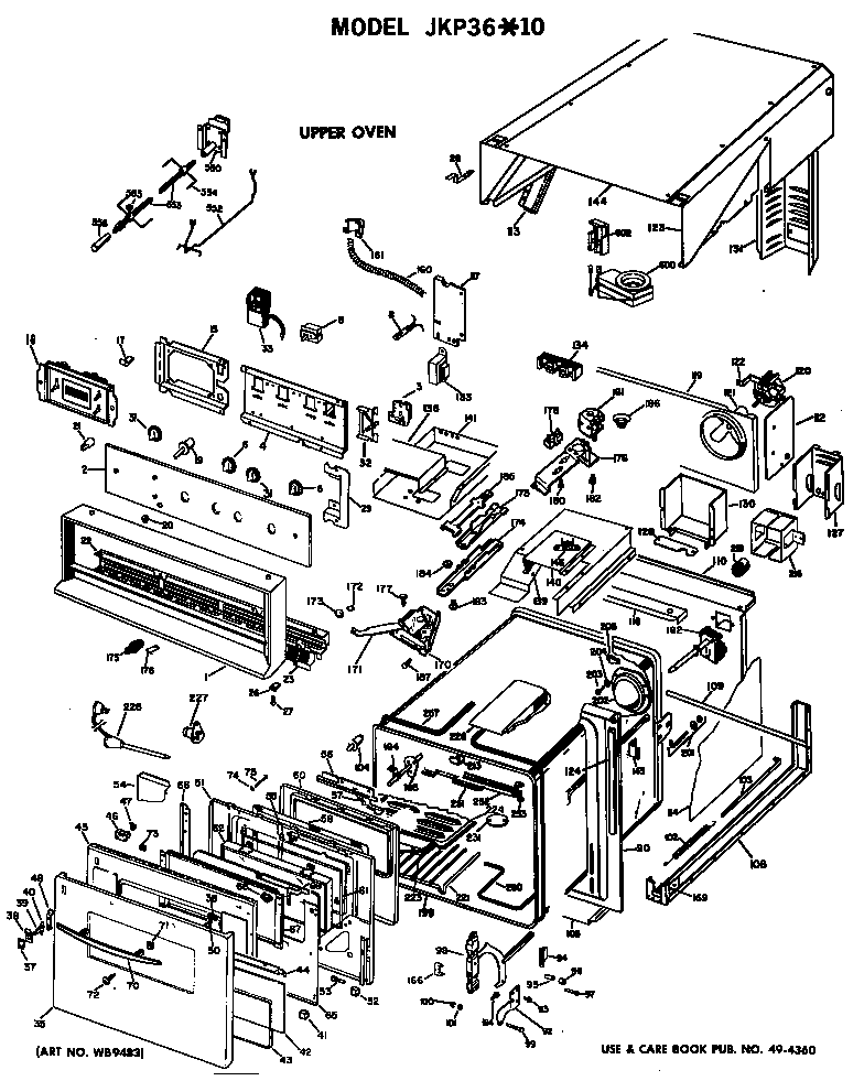 Upper oven