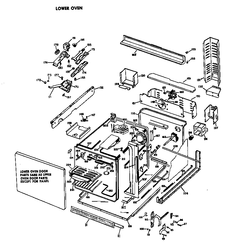Lower oven