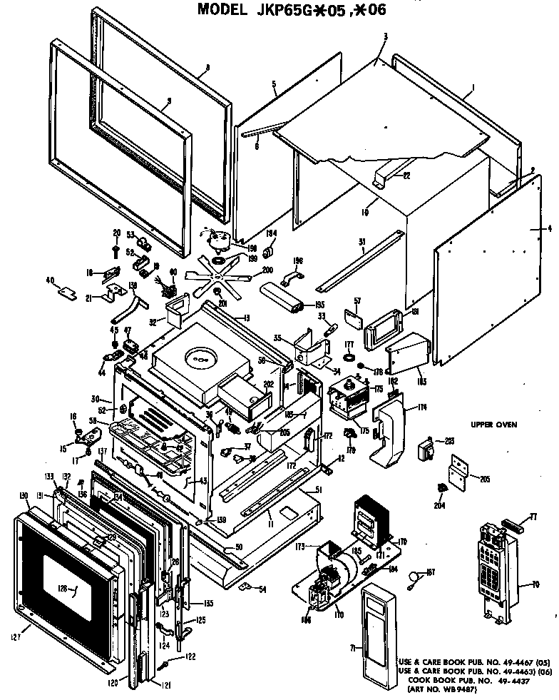 Upper oven