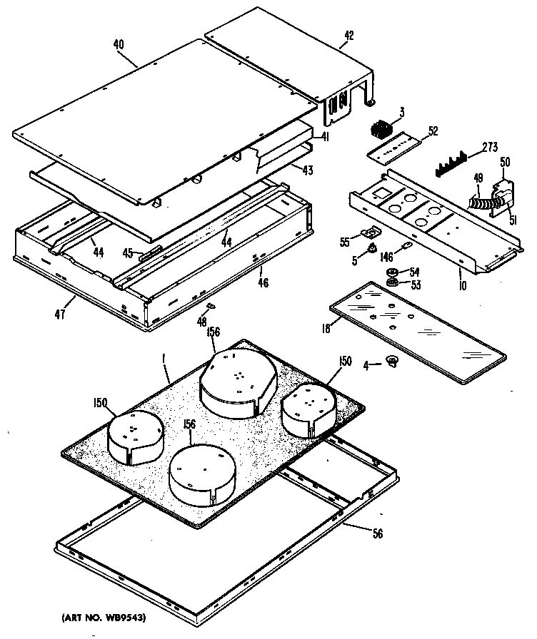 Built-in cooktop