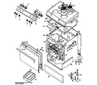 GE JSS01*04 range assembly diagram