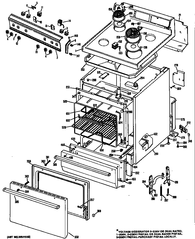 Range assembly