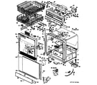 GE GSD900T-02 dishwasher assembly diagram