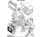 GE JHP75G*D1 oven assembly diagram