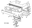 GE JHP56*D1 vent assembly diagram