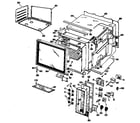 GE JHP56*D1 oven assembly diagram