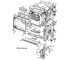 GE J792*L1 oven assembly diagram