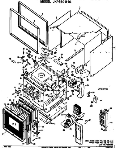 Upper oven