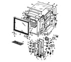 GE J765*01 oven assembly diagram