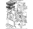 GE GSD2800D01 dishwasher assembly diagram