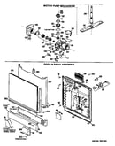 Motor/pump/door assemblies