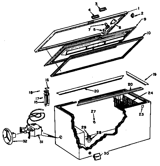 Freezer assembly