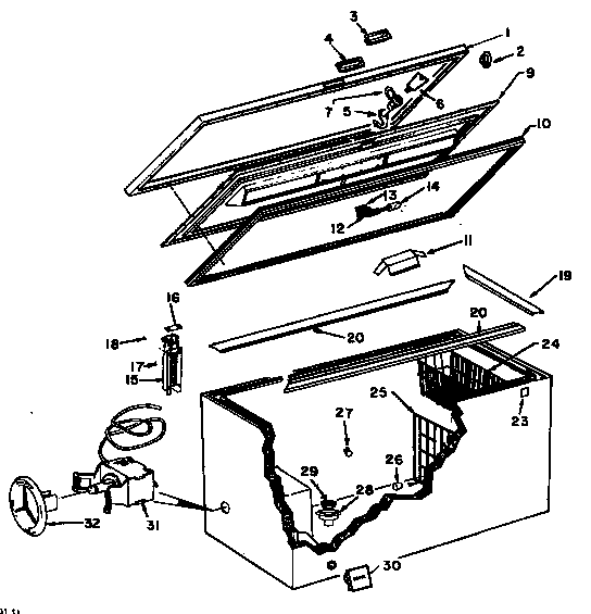 Freezer assembly