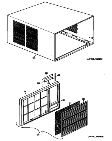 Cabinet/grille