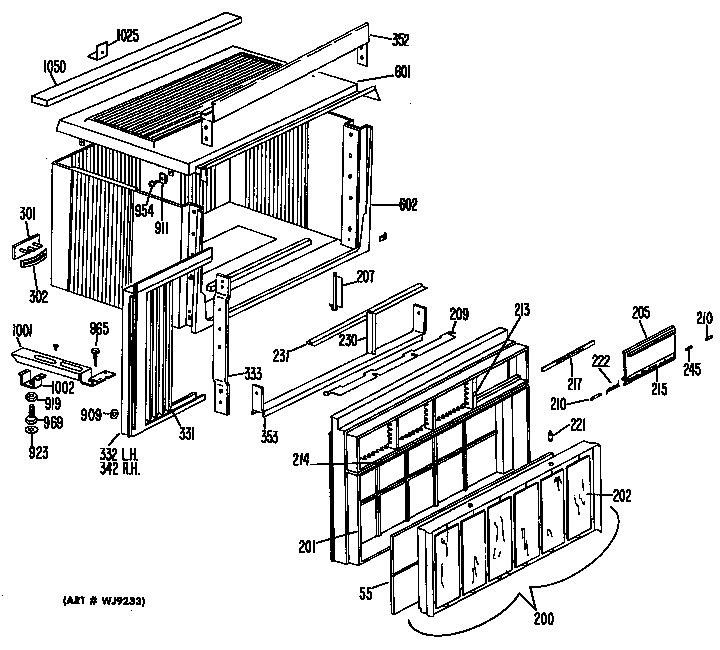 Cabinet/grille