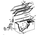 GE CB20DCC freezer assembly diagram