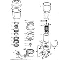 GE GFC430-02 disposer assembly diagram