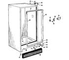 GE CA13DFC cabinet diagram