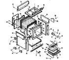 GE JDC26GH3 oven assembly diagram