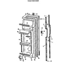 GE TFXE24RGD fresh food door diagram