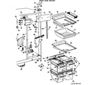 GE TFXE24RGD fresh food section diagram