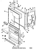 Refrigerator door parts
