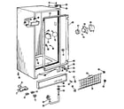 GE CA16SKB cabinet diagram