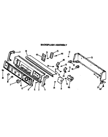 Backsplash assembly