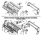 GE DDG7288MAL backsplash assembly diagram