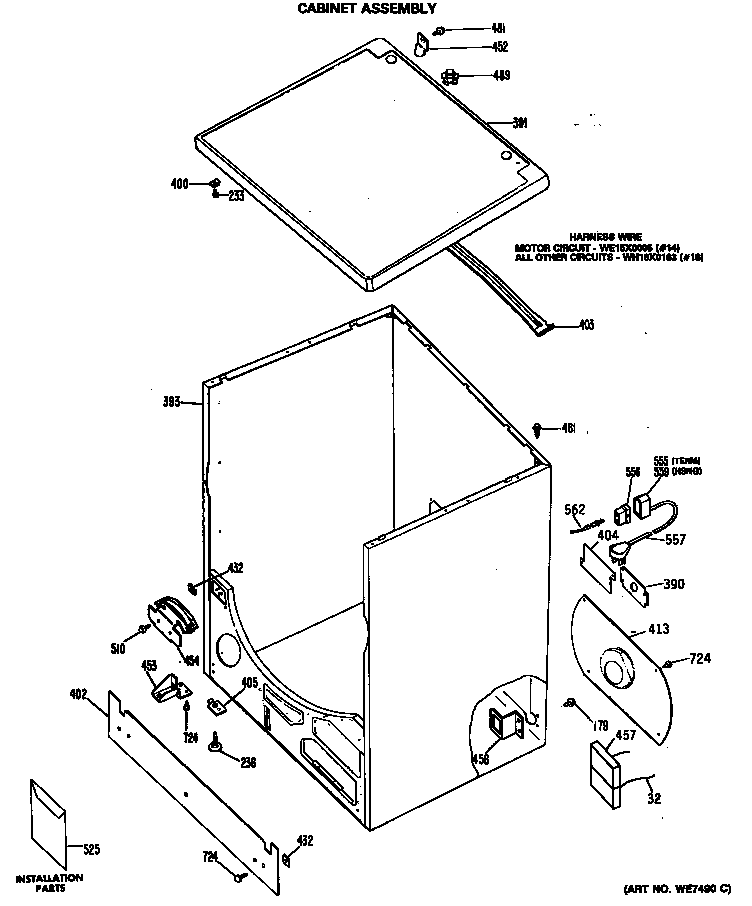 Cabinet assembly
